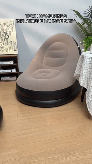 Fauteuil Gonflable avec Pouf et Gonfleur OFFERT