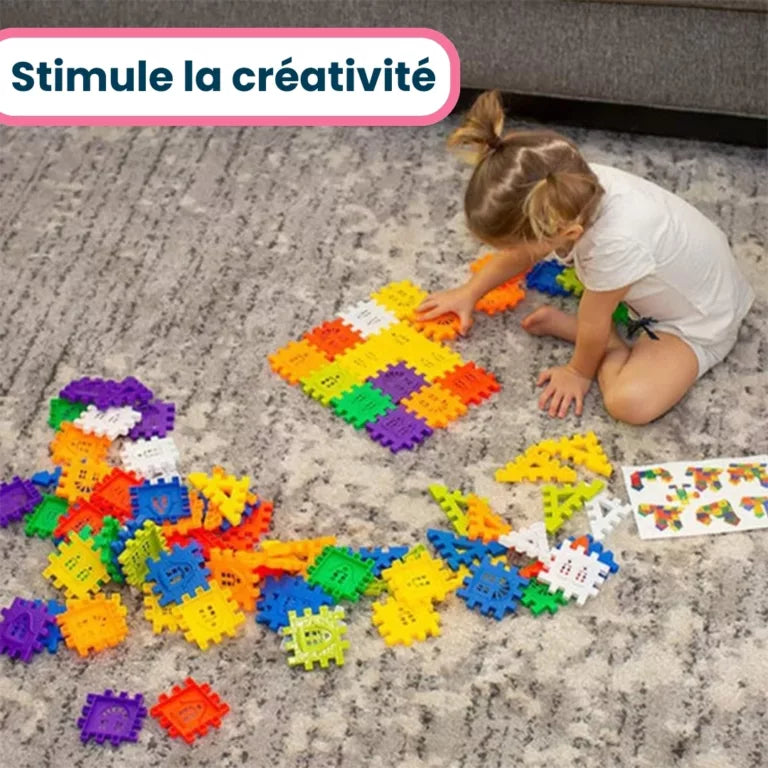 Jeu Enfant de Blocs de Construction Montessori Éducatif