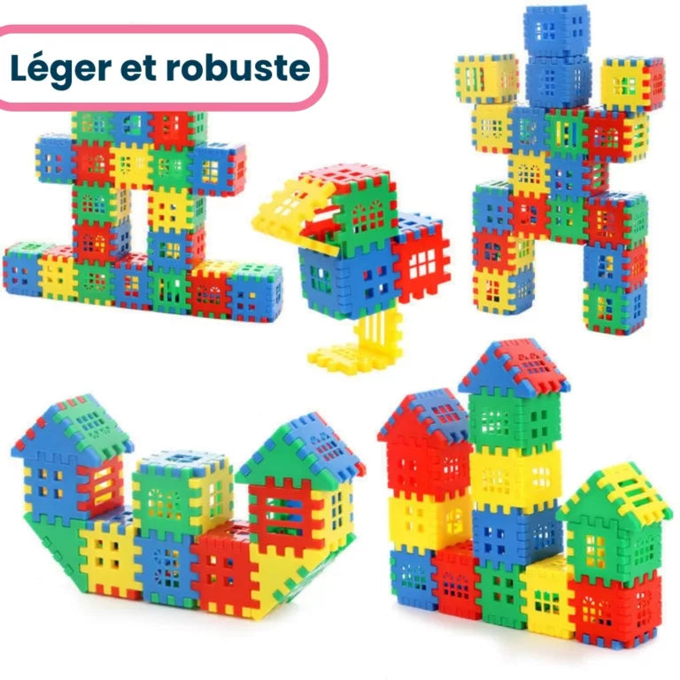 Jeu Enfant de Blocs de Construction Montessori Éducatif