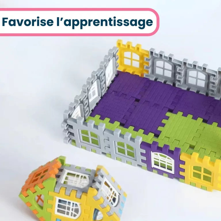 Jeu Enfant de Blocs de Construction Montessori Éducatif