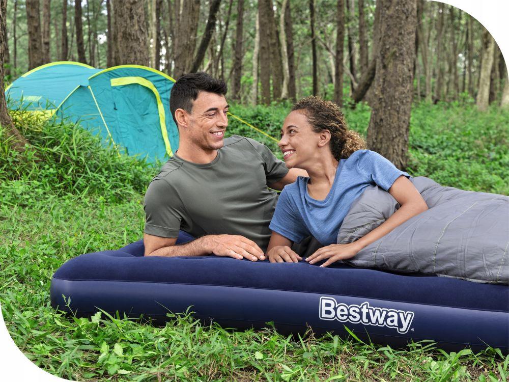 Matelas gonflable 2 place + Pompe électrique offerte