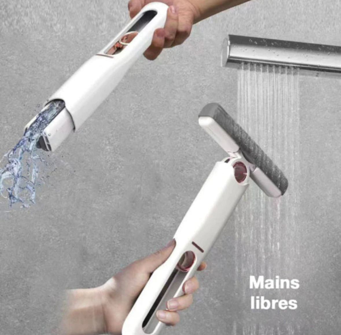 Balai de Nettoyage Réglable Rotative à 360°