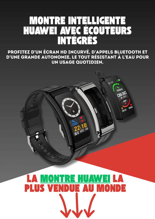 MONTRE INTELLIGENTE AVEC ECOUTEURS INTEGRES