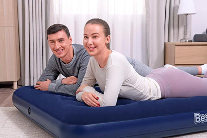 Matelas gonflable 2 place + Pompe électrique offerte