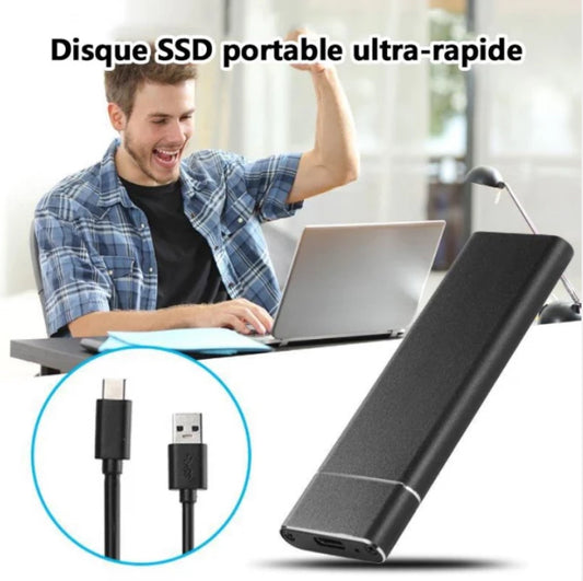 Disque Dur Ssd Externe Ultra Rapide 2TB =2000GB