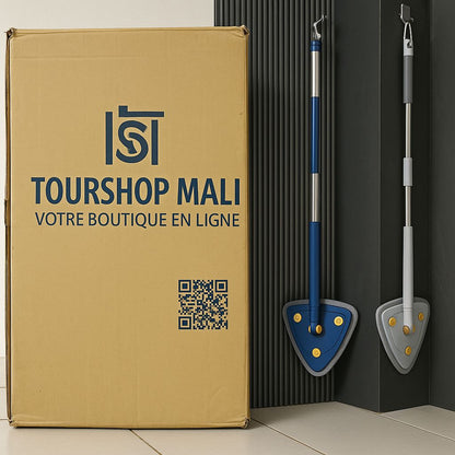 Balai de Nettoyage Réglable Rotative à 360°