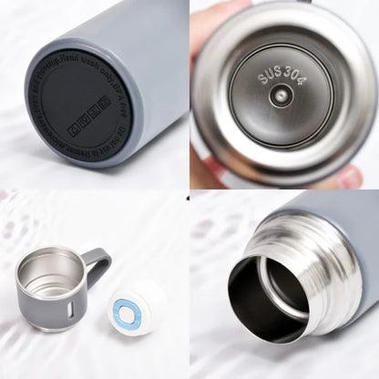 Thermos avec 3 Tasse en Acier Inoxydable